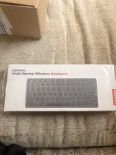 Lenovo Multi-Device Wireless Keyboard Luna Grey QWERTY ZG38C05810 picture