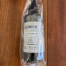 AOMYA Dye Ink For HPQ Black 100ml. Abhd001 New Sealed picture
