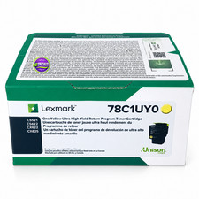 Original Lexmark 78C1UY0 Yellow Toner. New Sealed Box, We Ship Fast picture