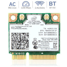 Dual Band WiFi 5G Intel 7260hmw MiNi PCI-e Wireless Network Card 1200Mbps BT 4.0 picture