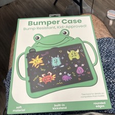 Green Frog Kids iPad Case 11 Inch Pro Air 4 Silicone Bumper Cover Stand Handles picture