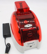 Evolis Tattoo 2 USB ID Card Printer TTO201FRU w/ Power Supply picture