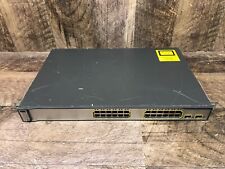 Cisco Catalyst WS-C3750-24PS-S  24 Ports PoE Gigabit Ethernet Switch *WORKING* picture