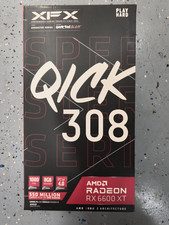 BOX ONLY XFX QICK 308 Black Radeon RX 6600 XT Retail Packaging - NO GPU picture