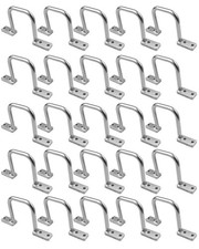 25Pcs 2 Inch D Rings, Aluminum Heavy Duty Distribution Rings picture