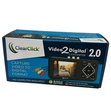 ClearClick Video to Digital Converter 2.0 Second Gen VHS Camcorder Tapes Bundle picture