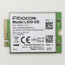 Fibocom L830-EB WWAN Card For Lenovo Thinkpad X280 T490 T590 L590 X390 01AX761 picture