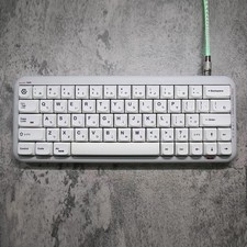 White Keycaps XDA-Like Profile PBT Dye-Sublimated 135 Keys Japanese Characters picture