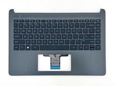NEW HP 14-DQ 14-FQ 14-DQ1059WM Palmrest TOP COVER PLG W/KB L61504-001 picture