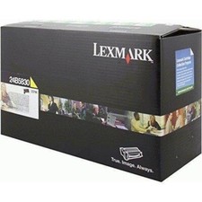 NEW GENUINE ORIGINAL LEXMARK 24B5830 Yellow Toner Cartridge OPEN BOX picture