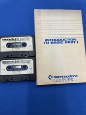 Introduction To Basic Part 1 Commodore 64 Software Tapes & Manual Used picture