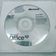 Microsoft Office XP Version 2002 5 programs w/ Key disc only picture