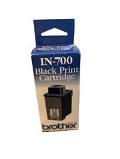 NOS Vtg Genuine OEM Brother IN-700 Black Ink Cartridge IN700 Discontinued HTF picture