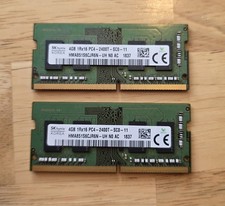 8GB Total  Laptop RAM  2 4GB Each SK Hynix 1Rx16 PC4-2400T  HMA851S6CJR6N picture