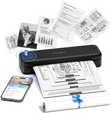 Phomemo M834 (Upgraded) Portable A4 Printer, Wireless Bluetooth Thermal Printer picture