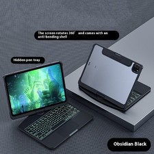 360 Swivel Keyboard Clear Case For IPad Smart Trackpad Bluetooth-compatible Keyb picture