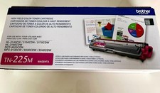Genuine Brother TN-225M Magenta High Yield Toner Cartridge OEM TN225M 2200 Pages picture