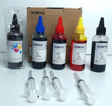 Ayoma Ink Set 5 x 100ml Compatible for Refillable Ink Cartridges picture