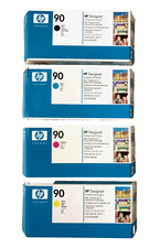 4 x Printhead HP DesignJet 4000 4020 4500 / No. 90 C5054A -C5057A Printhead LOT picture