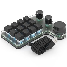 Custom Knob Keyboard Office Mini Quick Mechanical Hot Swap Keyboard LED RGBLight picture