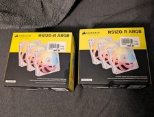 Corsair RS120-R ARGB Reverse Rotor PWM 120mm Multicolor Case Fan Triple Pack picture