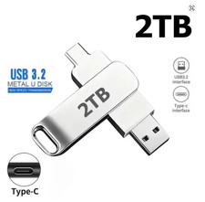 Metal USB 3.2 Flash Drive Dual Type-C 2-In-1 OTG Pendrive picture