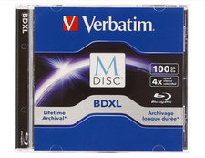 Verbatim M DISC BDXL 100GB 6X with Branded Surface Blank Blu-Ray Recordable Medi picture