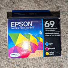 Epson 69 Standard-Capacity Color Ink Cartridge Set Cyan Magenta Yellow picture