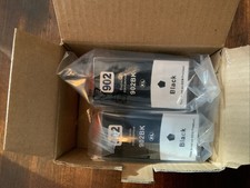 Gmjet 902 XL Black 2 Pack Ink Cartridge Set New Sealed picture