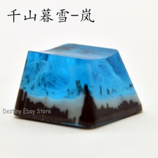Keycap Resin + Wood Backlit Artisan Key Cap For Cherry MX Keyboards Handmade ESC picture