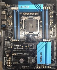 Asrock X99 Extreme4 Motherboard W/ Custom I/O Cover*For Parts Can't Get To Post* picture