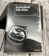 Autodesk 3ds Max 2009 Software Box & Discs PC 3D Modeling No Product Key picture