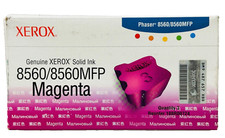 New Genuine Xerox 8560 8560 Magenta Solid 108R00724 Ink Cartridges Box picture