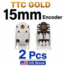 2pcs - 15mm TTC Gold Core Mouse Scroll Wheel Encoder fix gaming repair picture