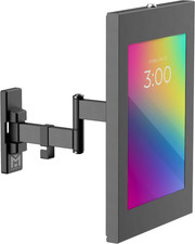 Anti-Theft Ipad Kiosk Wall Mount, Lockable Full-Motion Arm, Steel picture
