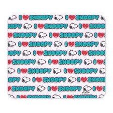 CafePress I Love Snoopy Non-slip Rubber Mousepad, Gaming Mouse Pad (944464076) picture