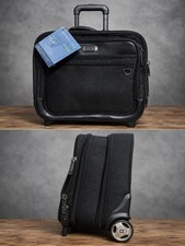 Kenneth Cole Reaction R-Tech Bag w/ Wheels Laptop Computer Case Black 537115 NEW picture