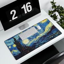 Starry Night Van Gogh Desk Mat or Mouse Pad 31.5
