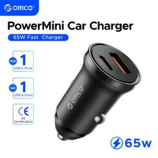ORICO 65W 30W Car Charger 5A Fast Charging Type C Quick Charge 3.0 QC PD USB A picture