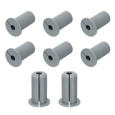 8Pcs Wall Grommets for Cable 3/4 Inch Cable with 7mm Hole Silicone Grey picture