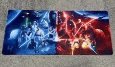 🪐Large 35x15.5” Star Wars Desk Mat Mouse Pad Jedi Republic Sith Empire Red Blue picture