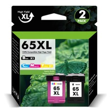 65 XL Ink Cartridge For HP 65XL Ink ENVY 5000 5055 5052 Deskjet 2600 3755 3772 picture