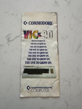 Rare Commodore VIC-20 Ad Pamphlet Flyer Fold-Out picture