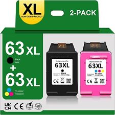 2PK 63 XL 63XL Ink Cartridge for HP Envy 4512 4516 4520 OfficeJet 3830 4650 4654 picture