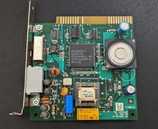 The Complete PC Fax Modem Internal PC Card 1991 8 bit ISA bus  picture