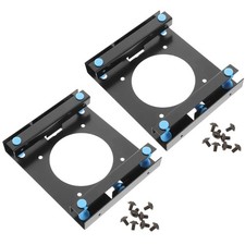 2Pcs Reusable Metal Hard Drive Mounting Holder for Desktop and Laptop Bay picture