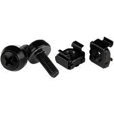 StarTech 10-32 Server Rack Screws and Cage Nuts 50 pk picture