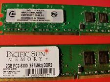 DDR2 2GB PC2-5300 DIMM 667MHz PACIFIC SUN MEMORY picture