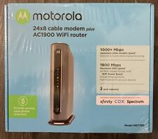 Motorola Modem WiFi Router Combo For Cox Spectrum MG7700 Factory Sealed picture