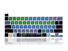 DJ Shortcut Keyboard Cover Fits MacBook Pro 13 16 Inch Touch Bar Models picture